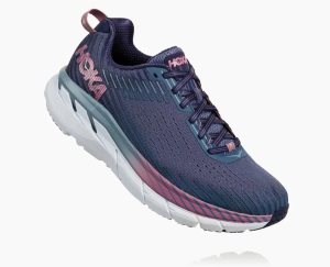 Hoka One One Women's Clifton 5 Walking Shoes Blue - AU FJDC